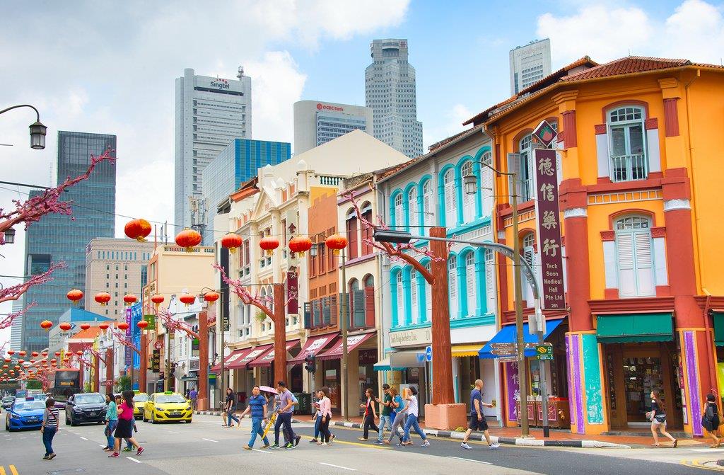 đường phố singapore
