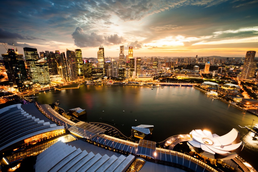 Marina Bay skyline 