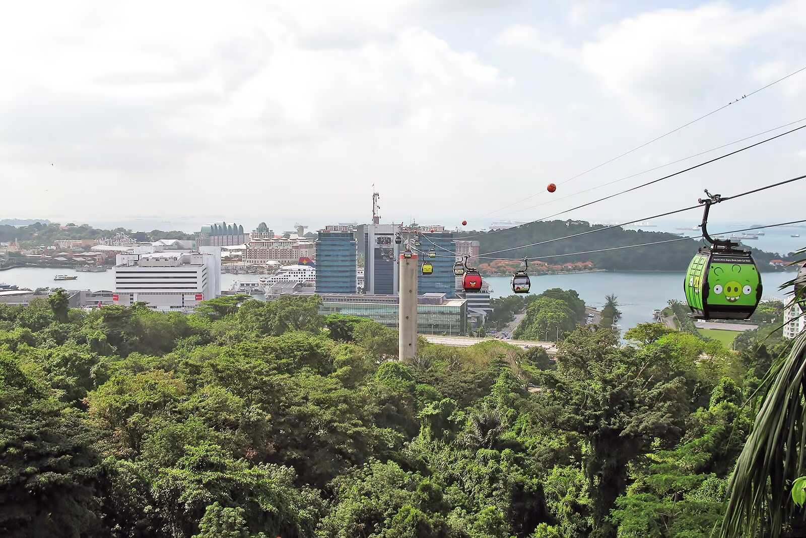 Mount Faber Park cáp treo