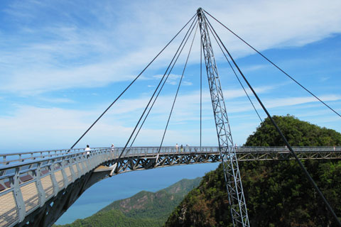 Câu treo độc đáo hanging bridge