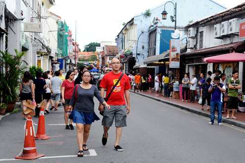phố cổ trầm mặc malacca malaysia