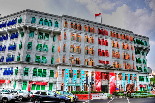 Những sắc màu rực rỡ trên đồi Fort Canning